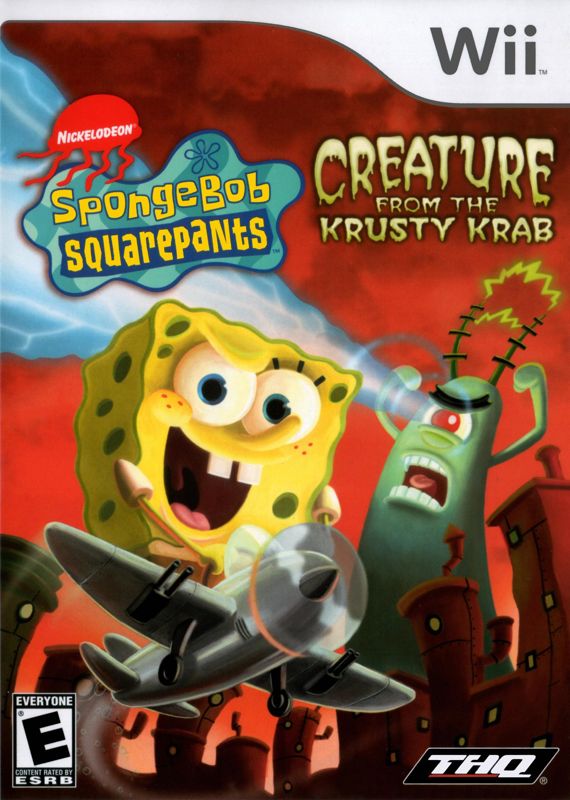 SpongeBob SquarePants: Creature from the Krusty Krab box art for Wii